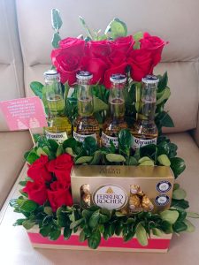 Rosas, ferrero y cerveza R159